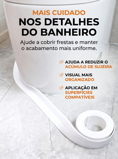 Fita Vedadora Multiuso para Forro de PVC, Pia e Banheiro | 10M, 5M, 3M